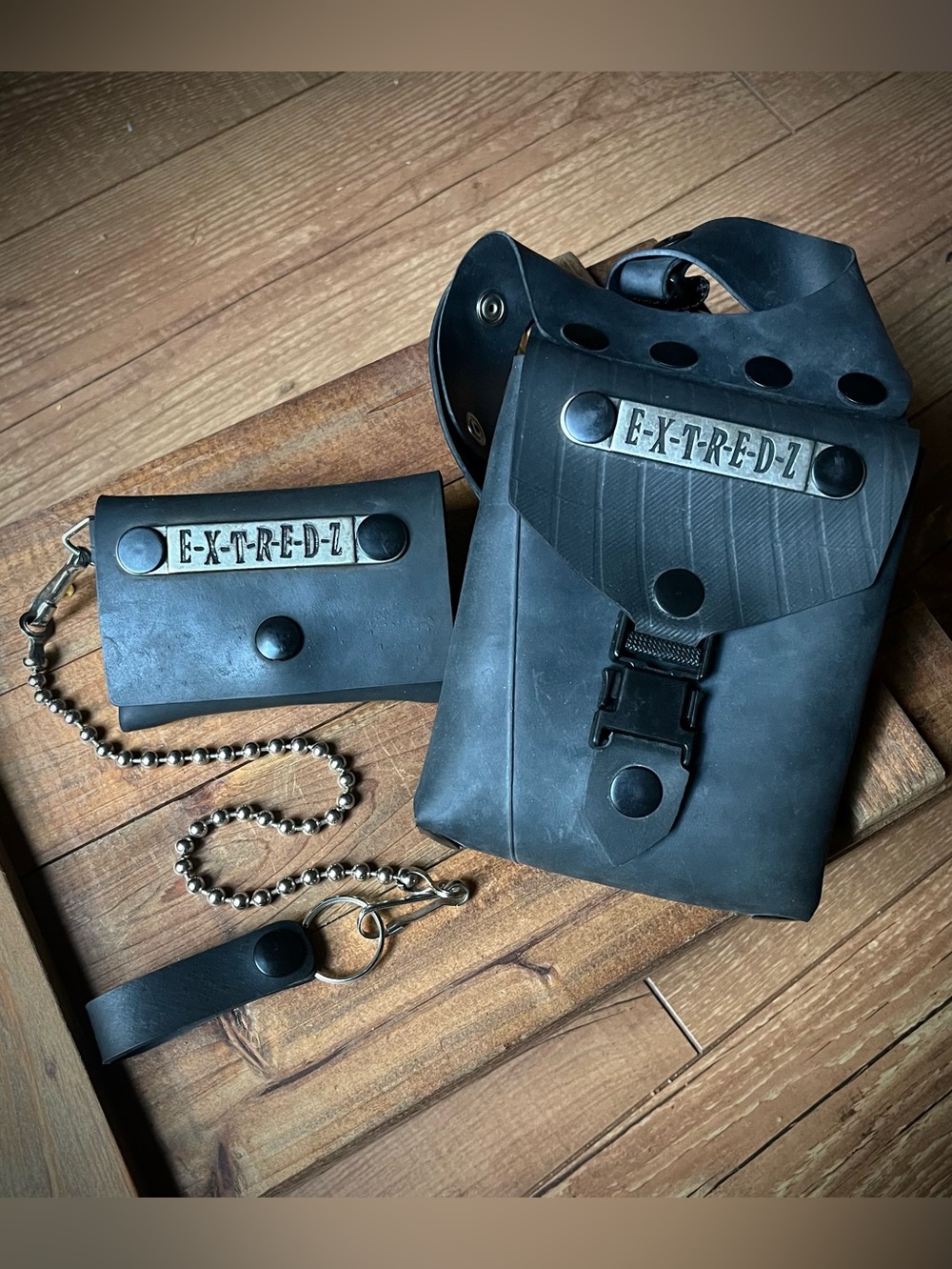Vintage 90s Extredz Bag and Wallet Set